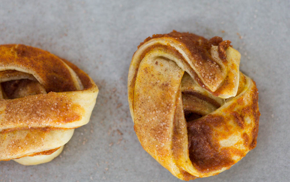 Spiced Pumpkin Twists Recipe Sarah Sharratt