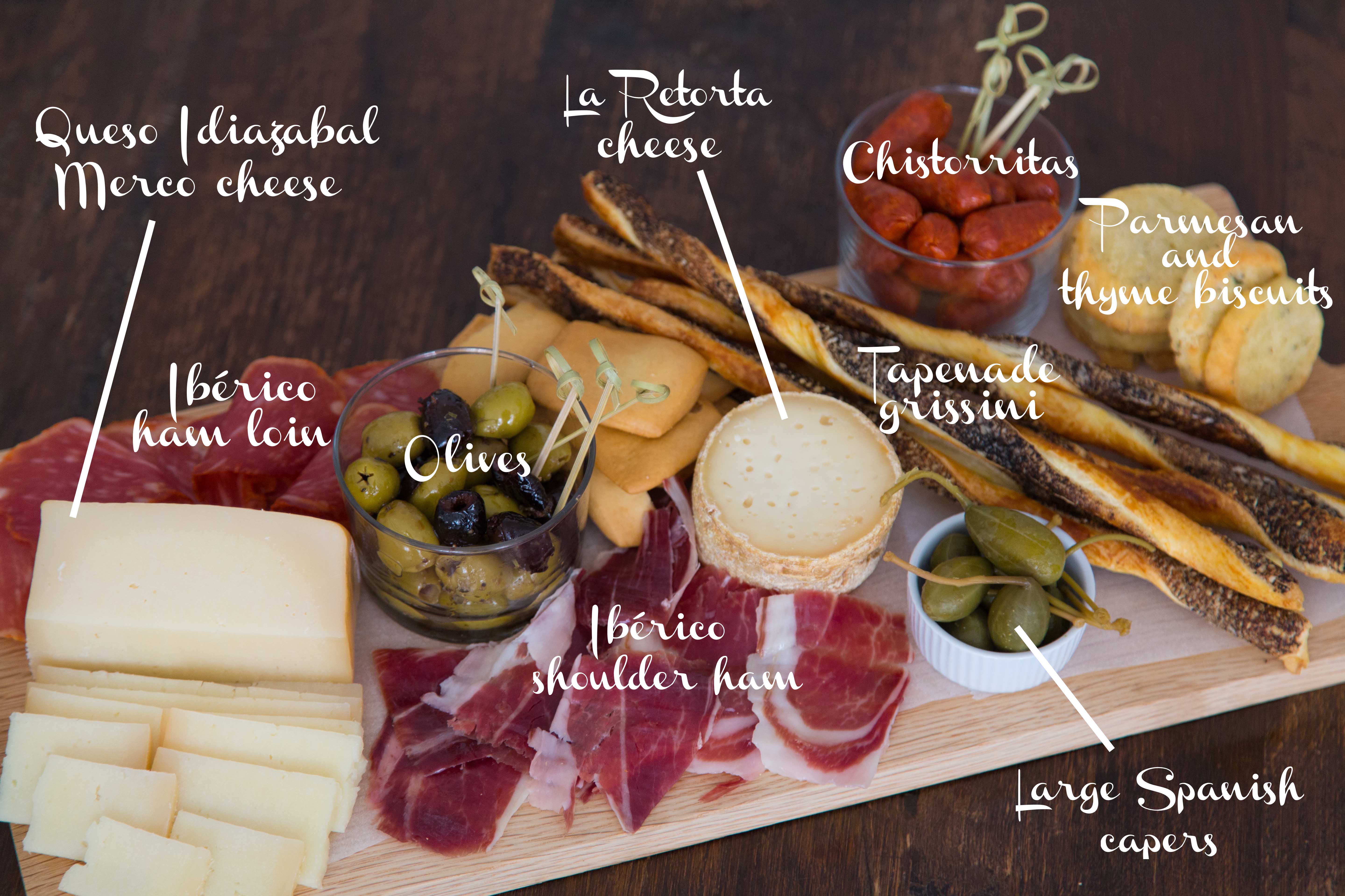 Higher Quality Spanish Charcuterie Board