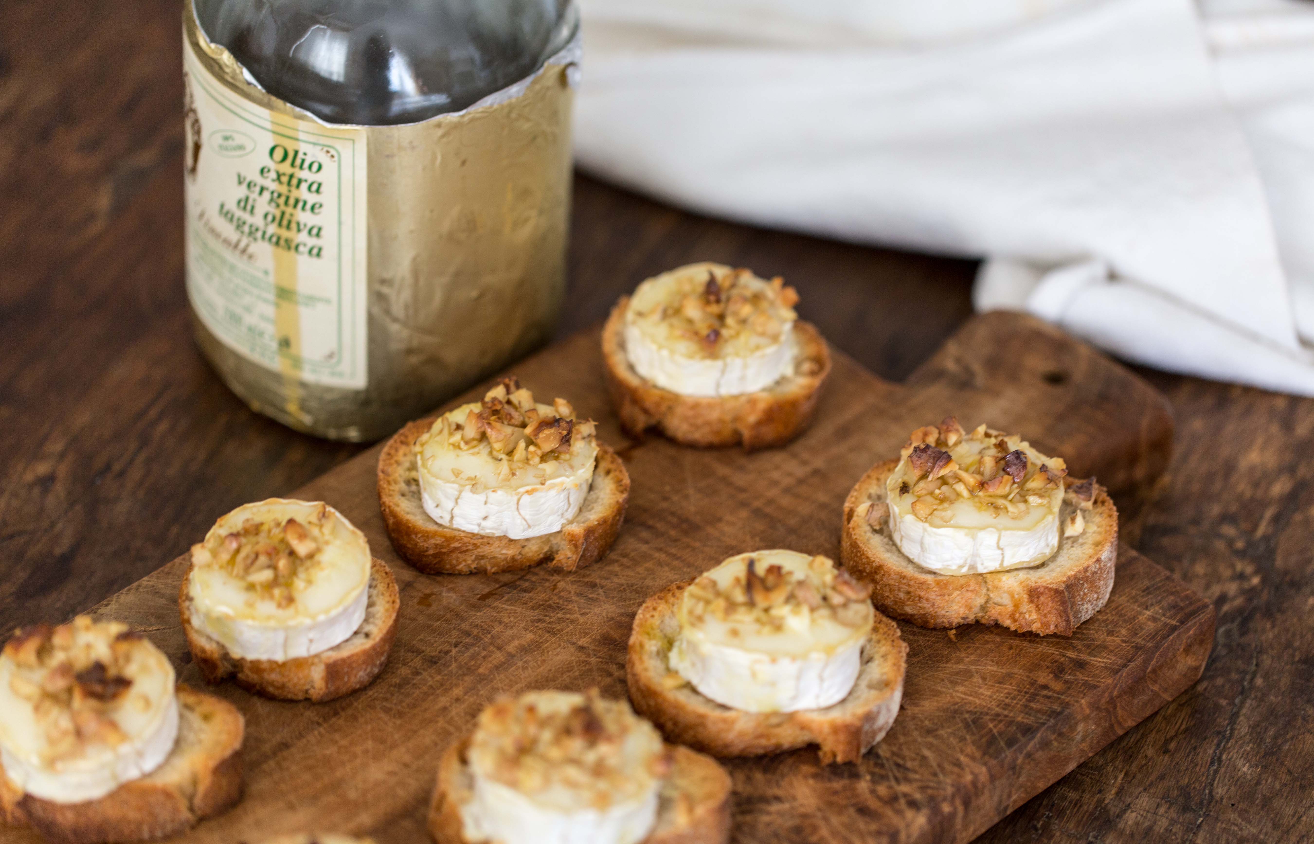 Goat Cheese and Walnut Toasts Recipe Sarah Sharratt