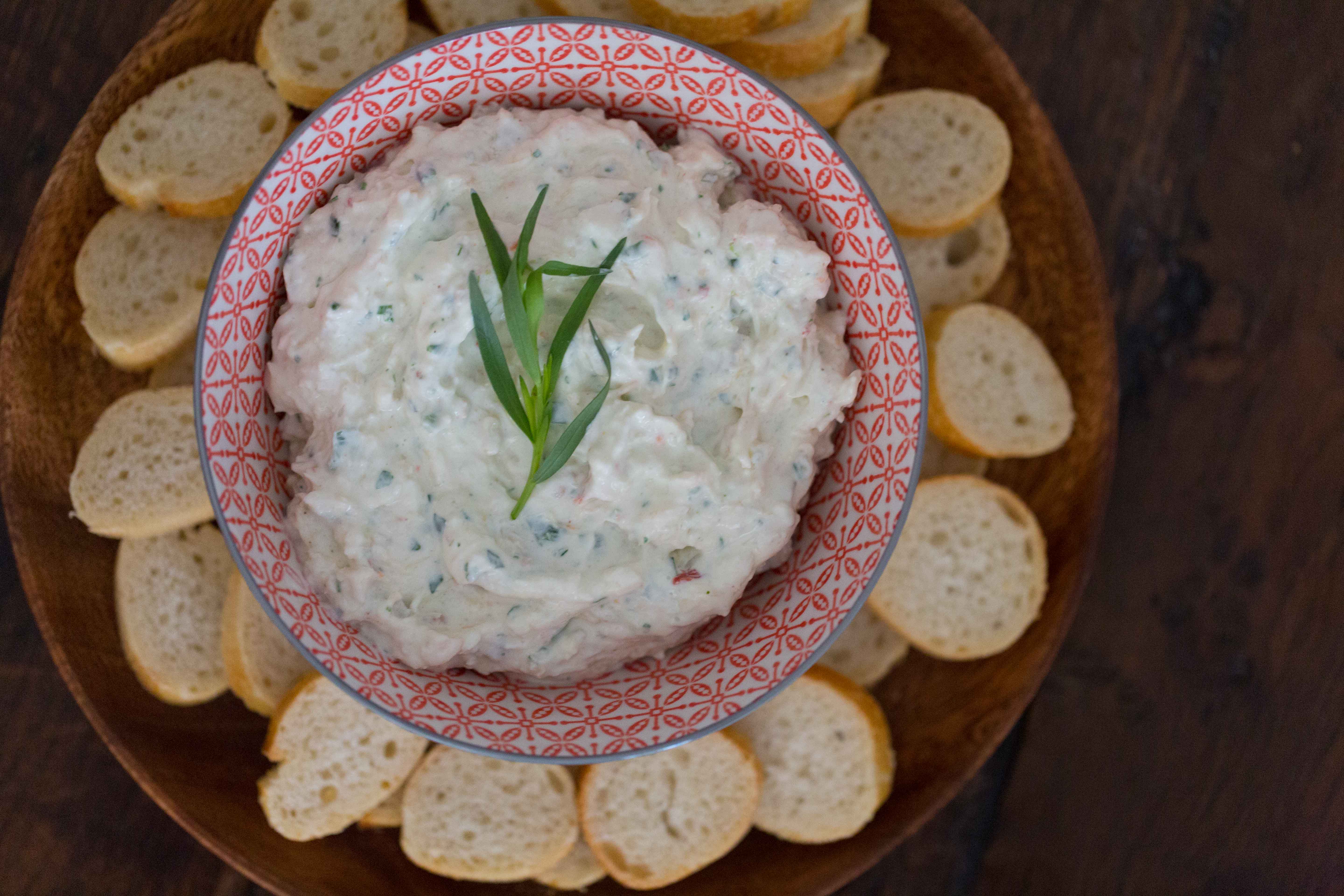 Crab, Tarragon and Horseradish Dip Recipe Sarah Sharratt