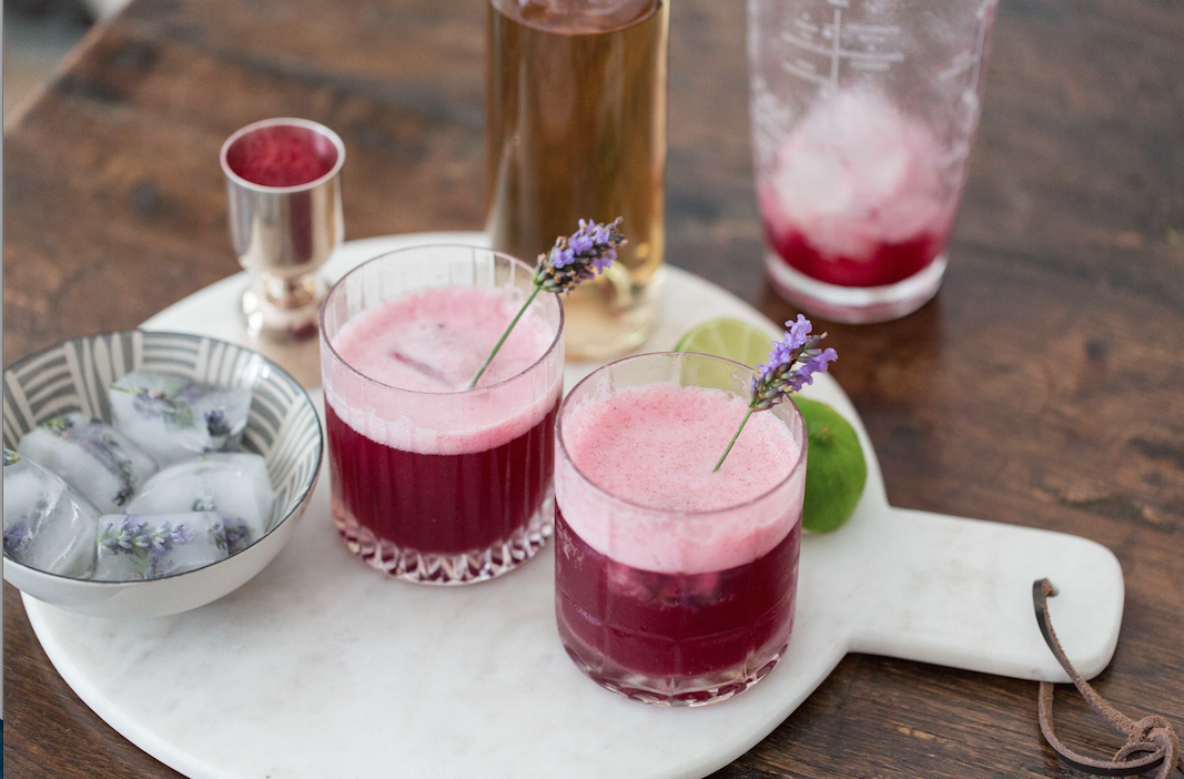 Lavender Gin and Blackcurrant Cocktail Sarah Sharratt
