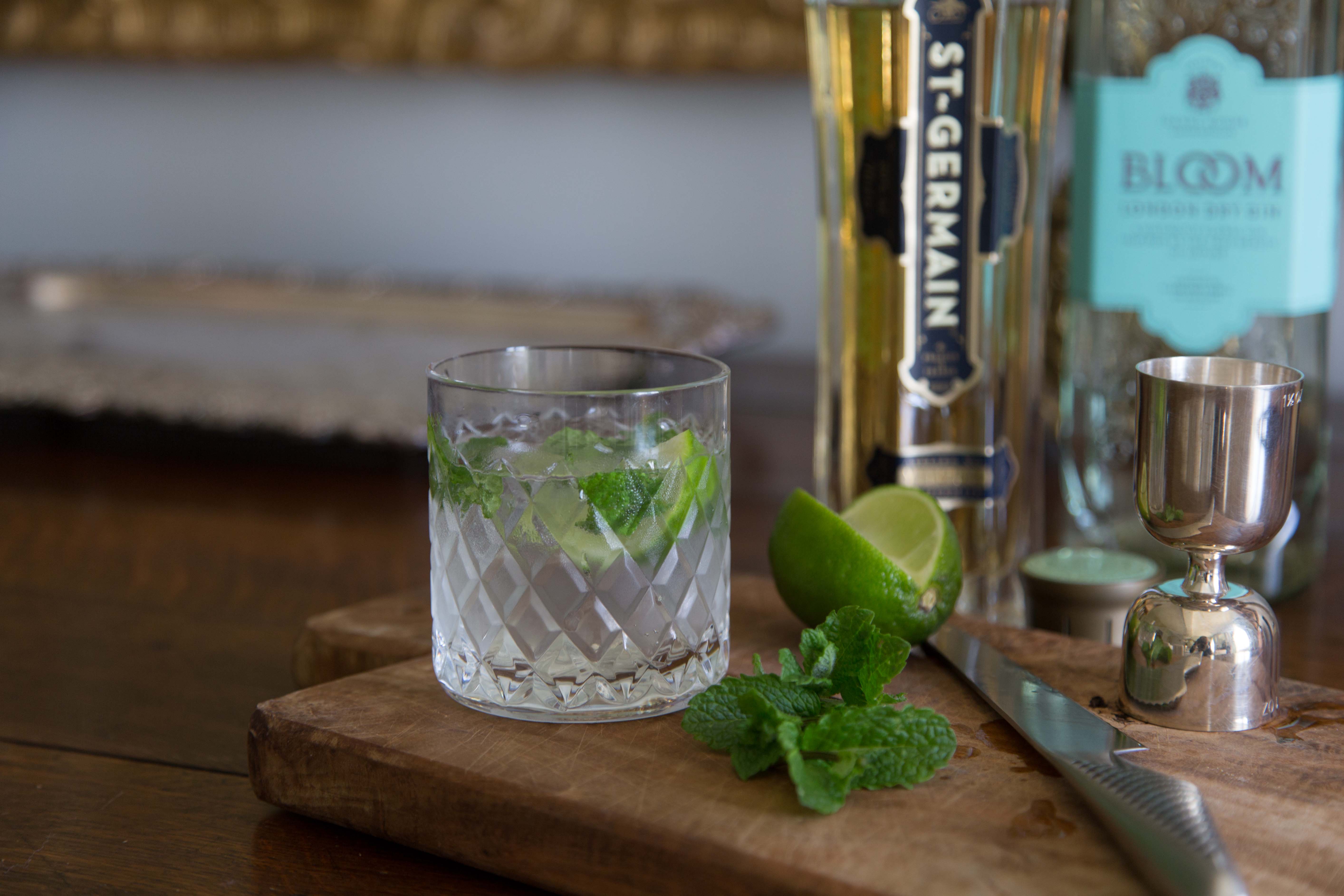 Elderflower and Mint Cocktail Recipe Sarah Sharratt